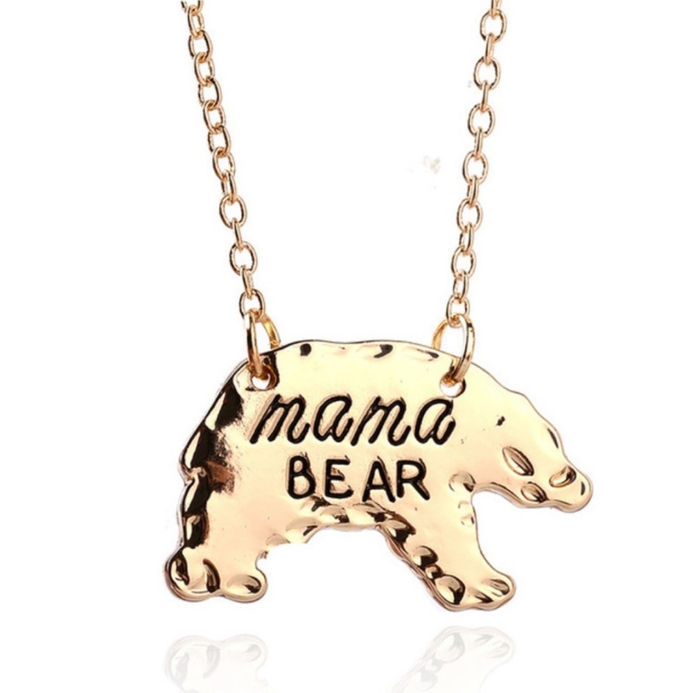 🎉HP🎉 Mama Bear Gold Pendant Adjustable Necklace - Picture 2 of 3